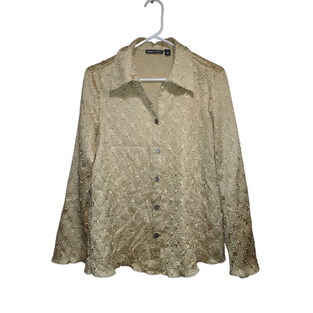 Milano Women's Button Up Shirt Size Large
